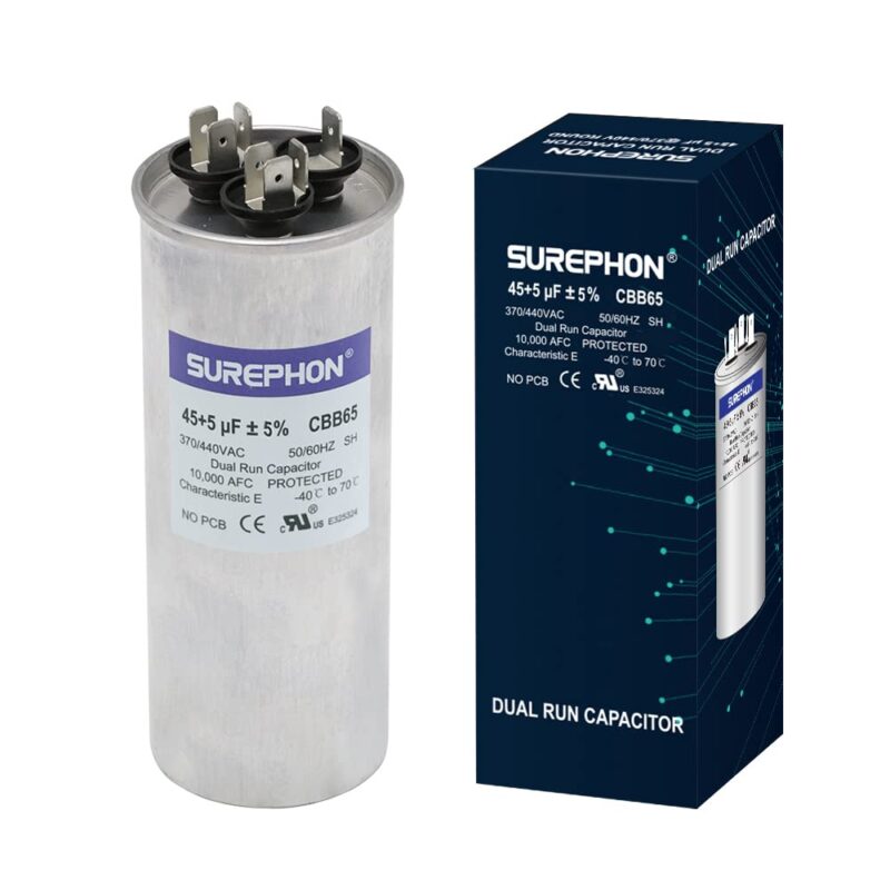45+5uF Dual Run AC Capacitor